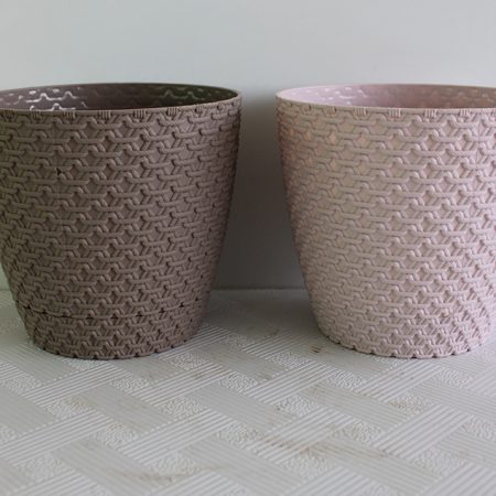 WICKER POT SINGLE PIECE