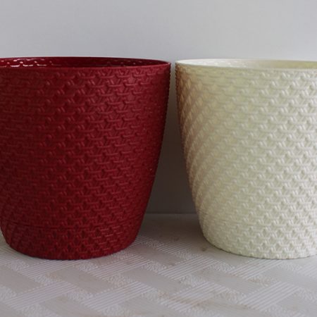 WICKER POT SINGLE PIECE