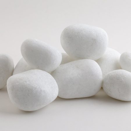 Snow white Pebbles 3-5cm 20kg bag